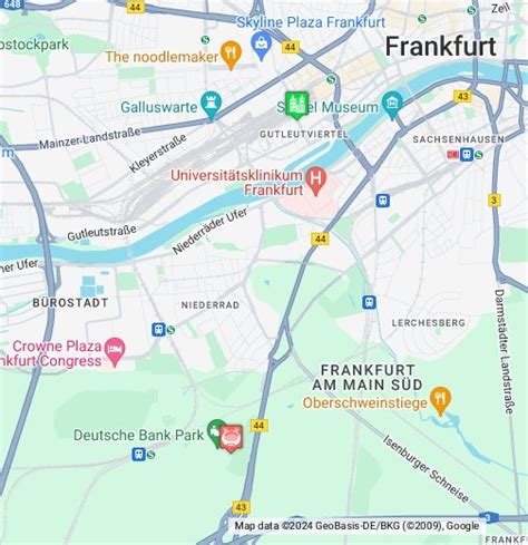 google maps frankfurt